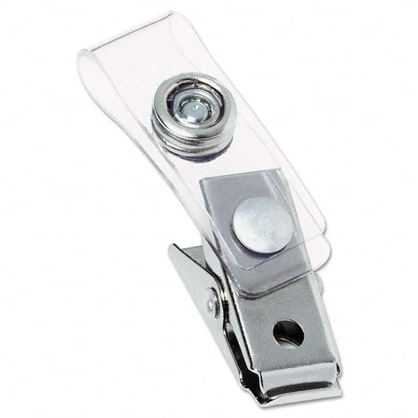 Swingline - Retractable Straps Color: Silver Attachment Type: Clip-On - Exact Industrial Supply