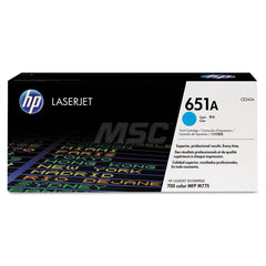 Hewlett-Packard - Office Machine Supplies & Accessories; Office Machine/Equipment Accessory Type: Toner Cartridge ; For Use With: HP LaserJet Enterprise 700 Color MFP M775dn; MFP M775f; MFP M775z ; Color: Cyan - Exact Industrial Supply