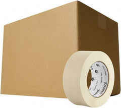 UNIVERSAL - 48mm Wide x 54.8 m Long Beige Crepe Paper Masking Tape - Series 6697, 5 mil Thick, 19 In/Lb Tensile Strength - Exact Industrial Supply