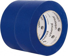 Universal One - 48mm Wide x 54.8 m Long Blue Crepe Paper Masking Tape - Series 6703, 5.5 mil Thick, 23 In/Lb Tensile Strength - Exact Industrial Supply