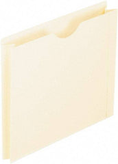 Pendaflex - 8-1/2 x 11", Letter Size, Manila, Expansion Folders - 11 Point Stock, Straight Tab Cut Location - Exact Industrial Supply