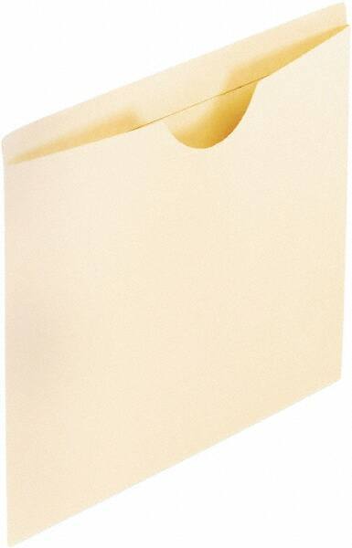 Pendaflex - 8-1/2 x 11", Letter Size, Manila, File Jacket - 11 Point Stock, Straight Tab Cut Location - Exact Industrial Supply