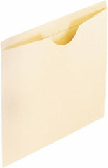 Pendaflex - 8-1/2 x 11", Letter Size, Manila, File Jacket - 11 Point Stock, Straight Tab Cut Location - Exact Industrial Supply