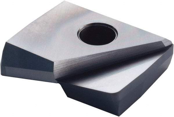 OSG - PFR0625 Grade XC4505 Carbide Milling Insert - Diamond Finish, 4mm Thick, 12mm Inscribed Circle, 0.015" Corner Radius - Exact Industrial Supply