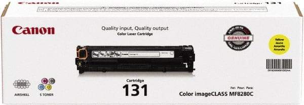 Canon - Yellow Toner Cartridge - Use with Canon imageCLASS LBP7110Cw, MF8280Cw - Exact Industrial Supply