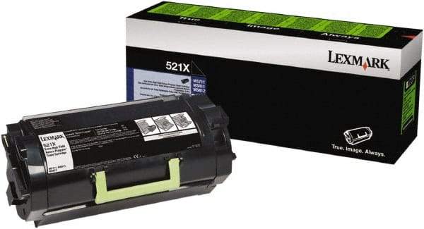 Lexmark - Black Toner Cartridge - Use with Lexmark MS711, MS811, MS812 - Exact Industrial Supply