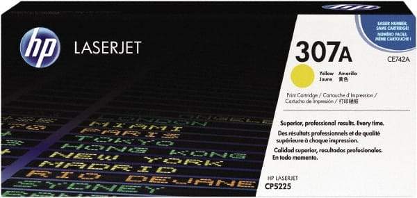 Hewlett-Packard - Yellow Toner Cartridge - Use with HP Color LaserJet Professional CP5225 - Exact Industrial Supply