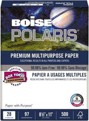 Boise - 8-1/2" x 11" White Copy Paper - Use with Laser Printers, Copiers, Inkjet Printers - Exact Industrial Supply