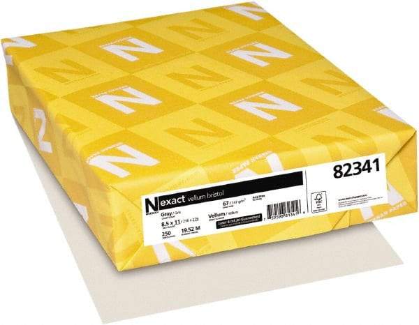 Neenah Paper - 8-1/2" x 11" Gray Colored Copy Paper - Use with Laser Printers, Copiers, Inkjet Printers - Exact Industrial Supply