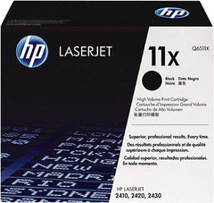Hewlett-Packard - Black Toner Cartridge - Use with HP LaserJet 2420, 2430 - Exact Industrial Supply