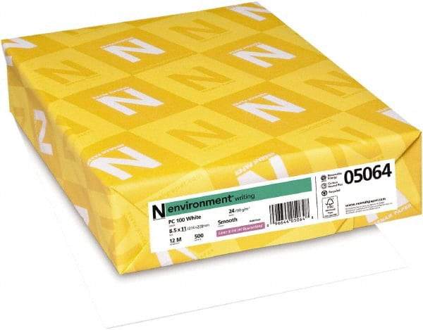 Neenah Paper - 8-1/2" x 11" White Copy Paper - Use with Laser Printers, Copiers, Inkjet Printers - Exact Industrial Supply