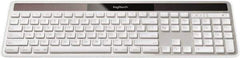 Logitech - Silver Wireless Keyboard - Use with Mac OS X 10.4 & Later - Exact Industrial Supply