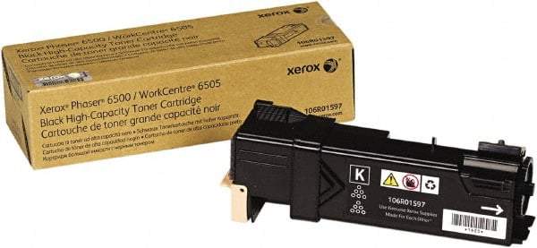 Xerox - Black Toner Cartridge - Use with Xerox Phaser 6500, WorkCentre 6505 - Exact Industrial Supply
