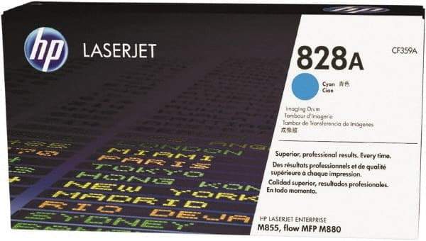 Hewlett-Packard - Cyan Imaging Drum - Use with HP Color LaserJet Enterprise M855, M880 - Exact Industrial Supply