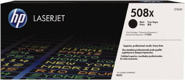 Hewlett-Packard - Black Toner Cartridge - Use with HP Color LaserJet M553 - Exact Industrial Supply