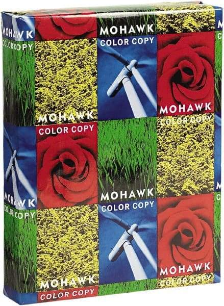 Mohawk - 8-1/2" x 11" Bright White Colored Copy Paper - Use with Laser Printers, Copiers, Digital Imaging Equipment - Exact Industrial Supply