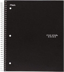 Five Star - 200 Sheet, 8-1/2 x 11", College Ruled 5 Subject Notebook - Assorted Colors - Exact Industrial Supply