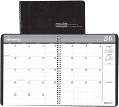 House of Doolittle - 12 Sheet, 8-1/2 x 11", Monthly Planner - Black - Exact Industrial Supply