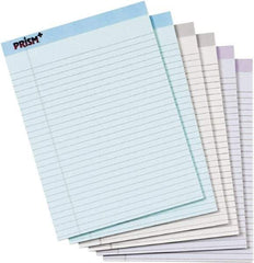 TOPS - 50 Sheet, 8-1/2 x 11-3/4", Legal Pad - Assorted Pastels - Exact Industrial Supply