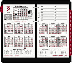 AT-A-GLANCE - 215 Sheet, 4-1/2 x 7-3/8", Desk Calendar Refill - White - Exact Industrial Supply