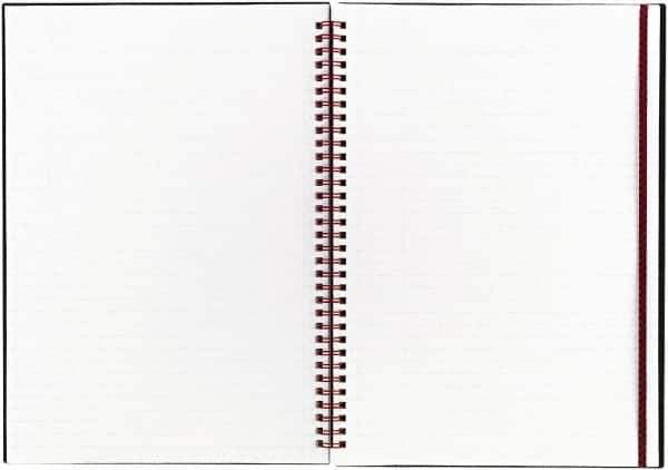 Black n Red - 70 Sheet, 8-1/4 x 11-3/4", Legal (Style) Notebook - Black - Exact Industrial Supply