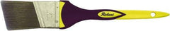 Richard - 2" Angled Polyester Angular Brush - 2-1/2" Bristle Length, 8" Rubber Sash Handle - Exact Industrial Supply