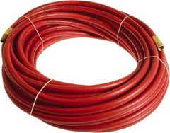 Continental ContiTech - 1/2" ID x 0.78" OD 25' Long Multipurpose Air Hose - MNPT x FNPT Ends, 300 Working psi, -10 to 158°F, 1/2" Fitting, Red - Exact Industrial Supply