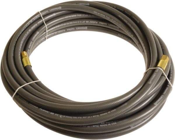 Continental ContiTech - 1/2" ID x 0.78" OD 15' Long Multipurpose Air Hose - MNPT x FNPT Ends, 300 Working psi, -10 to 158°F, 1/2" Fitting, Gray - Exact Industrial Supply