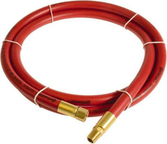 Continental ContiTech - 1/4" ID x 0.45" OD 5' Long Multipurpose Air Hose - MNPT x FNPT Ends, 300 Working psi, -10 to 158°F, 1/4" Fitting, Red - Exact Industrial Supply