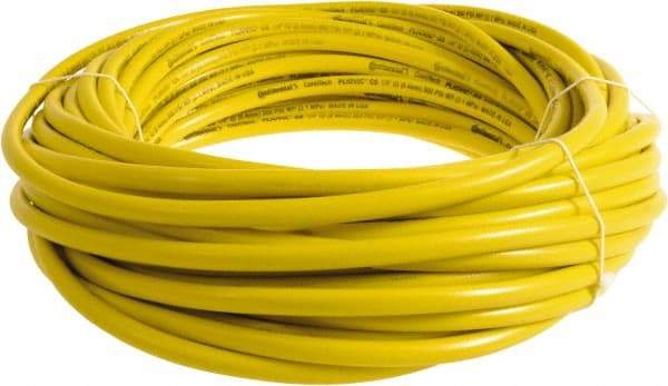 Continental ContiTech - 1/4" ID x 0.45" OD 200' Long Multipurpose Air Hose - 300 Working psi, -10 to 158°F, Yellow - Exact Industrial Supply