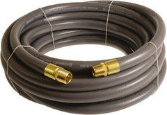 Continental ContiTech - 1" ID x 1.38" OD 25' Long Multipurpose Air Hose - MNPT x MNPT Ends, 250 Working psi, -10 to 158°F, 1" Fitting, Gray - Exact Industrial Supply