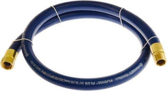 Continental ContiTech - 3/4" ID x 1.11" OD 5' Long Multipurpose Air Hose - MNPT x FNPT Ends, 250 Working psi, -10 to 158°F, 3/4" Fitting, Blue - Exact Industrial Supply