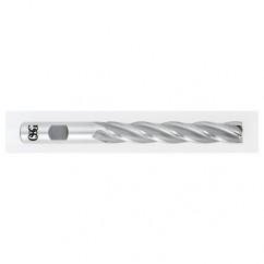 3/4 Dia. x 6-1/4 Overall Length 4-Flute Square End HSS-CO SE End Mill-Round Shank-Center Cutting-TiCN - Exact Industrial Supply