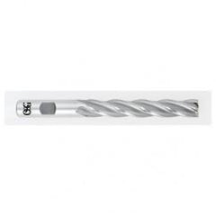 3/4 Dia. x 6-1/4 Overall Length 4-Flute Square End HSS-CO SE End Mill-Round Shank-Center Cutting-TiCN - Exact Industrial Supply