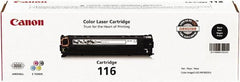 Canon - Black Toner Cartridge - Use with Canon imageCLASS MF8050Cn, MF8080Cw - Exact Industrial Supply