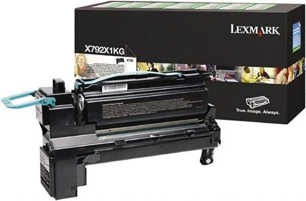 Lexmark - Black Toner Cartridge - Use with Lexmark X792de, X792dte, X792dtfe, X792dtpe, X792dtme, X792dtse - Exact Industrial Supply