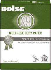 Boise - 8-1/2" x 11" White Copy Paper - Use with High-Speed Copiers, Fax Machines, Laser Printers, Inkjet Printers - Exact Industrial Supply