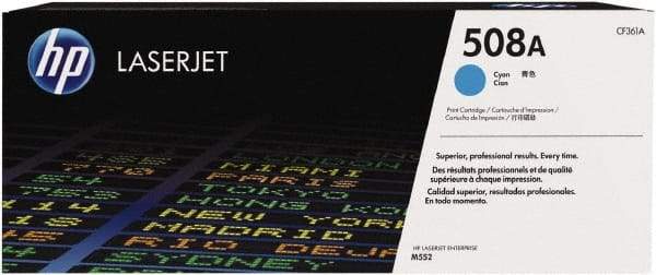 Hewlett-Packard - Cyan Toner Cartridge - Use with HP Color LaserJet M553 - Exact Industrial Supply