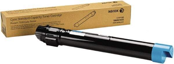 Xerox - Cyan Toner Cartridge - Use with Xerox Phaser 7500 - Exact Industrial Supply