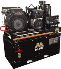 MI-T-M - Stationary Gas Air Compressors Horsepower: 22 Cubic Feet per Minute: 15.70 - Exact Industrial Supply