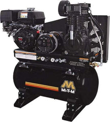 MI-T-M - Stationary Gas Air Compressors Horsepower: 13 Cubic Feet per Minute: 15.70 - Exact Industrial Supply