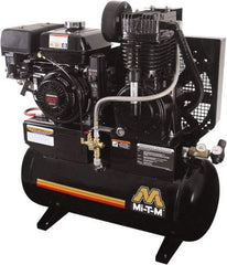 MI-T-M - Stationary Gas Air Compressors Horsepower: 9.0 Cubic Feet per Minute: 17.20 - Exact Industrial Supply