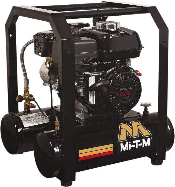 MI-T-M - Stationary Gas Air Compressors Horsepower: 4 Cubic Feet per Minute: 4.80 - Exact Industrial Supply