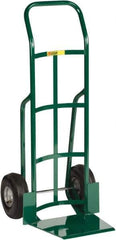 Little Giant - 800 Lb Capacity 47" OAH Hand Truck - 13-1/2 x 16" Base Plate, Continuous Handle, Steel, Pneumatic Wheels - Exact Industrial Supply