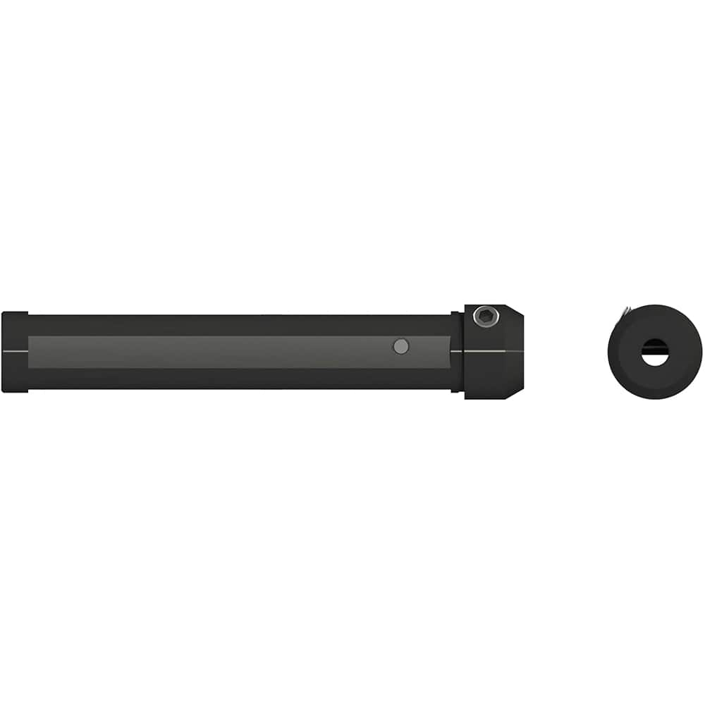 Micro 100 - Boring & Grooving Bar Holders; Inside Diameter (Inch): 1/2 ; Inside Diameter (Decimal Inch): 0.5000 ; Outside Diameter (Decimal Inch): 1.2500 ; Outside Diameter (Inch): 1-1/4 ; Overall Length (Decimal Inch): 5.80000 ; Through Coolant: Yes - Exact Industrial Supply