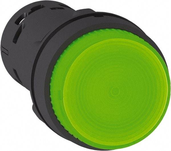 Schneider Electric - Pushbutton Switch Illuminated Body - Green - Exact Industrial Supply