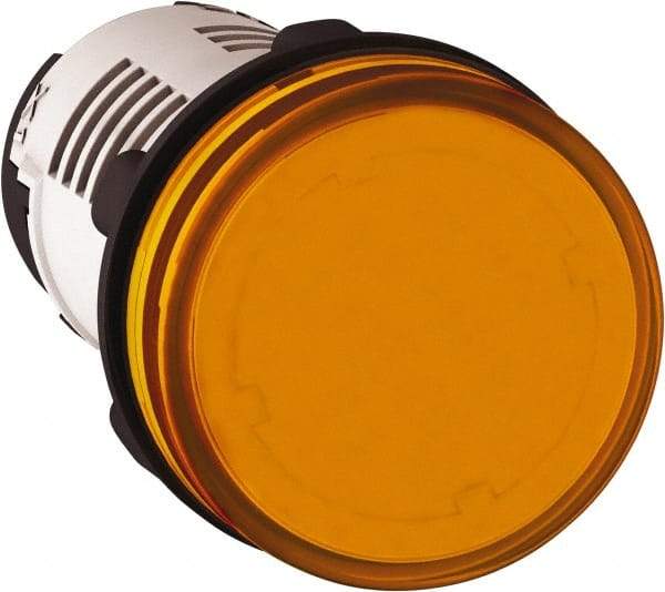 Schneider Electric - 120 V Orange Lens LED Pilot Light - Exact Industrial Supply