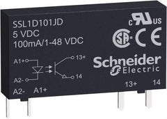 Schneider Electric - 1 Pole, 1NO, 190-250 VDC, 38-72 VDC, 90-140 VAC, 90-140 VDC Control Relay - Exact Industrial Supply