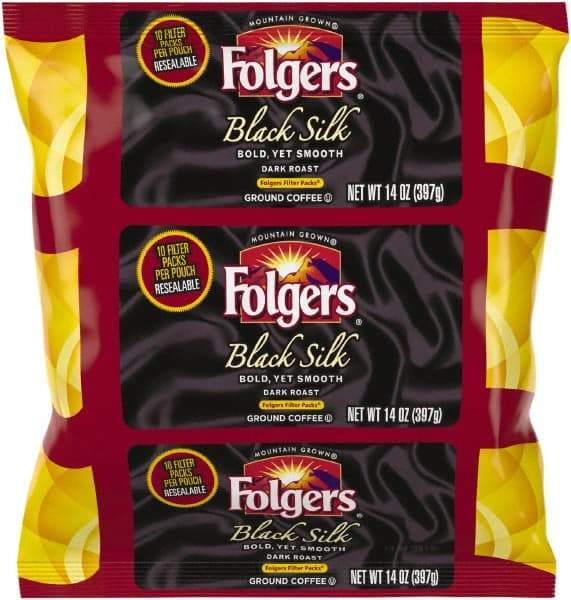 Folgers - Coffee Filter Packs, Black Silk, 1.4 oz Pack, 40 Packs/Carton - Exact Industrial Supply