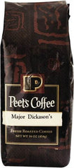 Peet's Coffee & Tea - Bulk Coffee, Major Dickason's Blend, Ground, 1 Lb Bag - Exact Industrial Supply